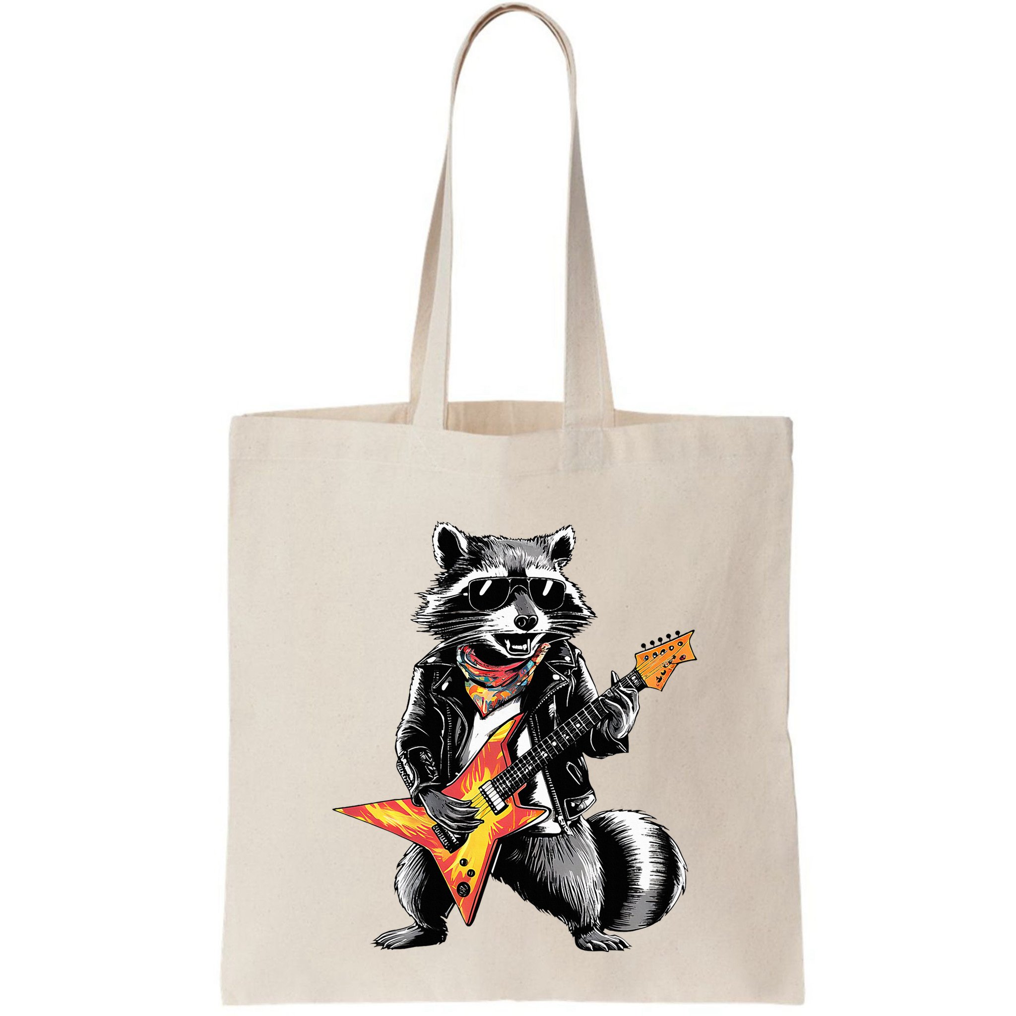 Racoon Playing Guitar Bag