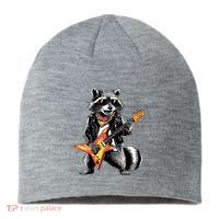 Racoon Playing Guitar Sustainable Beanie