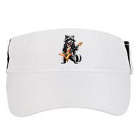 Racoon Playing Guitar Adult Drive Performance Visor