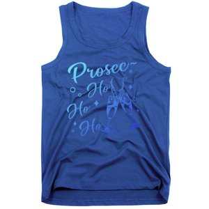 Retro Prosec Ho Ho Ho Funny Presecco Christmas Vacation Gift Tank Top