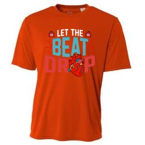 Rn Phrase Hospital Pvst Adenosine Let The Beat Drop Nurse Gift Cooling Performance Crew T-Shirt