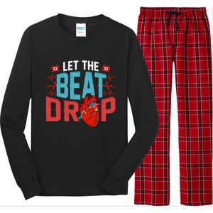 Rn Phrase Hospital Pvst Adenosine Let The Beat Drop Nurse Gift Long Sleeve Pajama Set