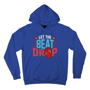 Rn Phrase Hospital Pvst Adenosine Let The Beat Drop Nurse Gift Hoodie