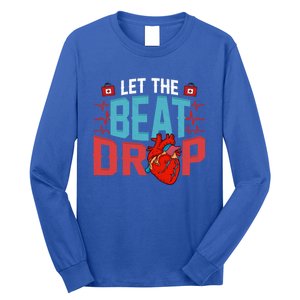 Rn Phrase Hospital Pvst Adenosine Let The Beat Drop Nurse Gift Long Sleeve Shirt