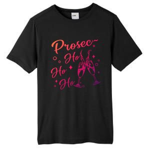 Retro Prosec Ho Ho Ho Funny Presecco Christmas Vacation Gift Tall Fusion ChromaSoft Performance T-Shirt