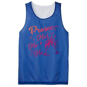 Retro Prosec Ho Ho Ho Funny Presecco Christmas Vacation Gift Mesh Reversible Basketball Jersey Tank