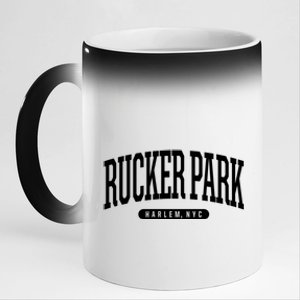 Rucker Park Harlem Ny Souvenirs & Gifts Nyc Borough Rucker Park Harlem New York 11oz Black Color Changing Mug