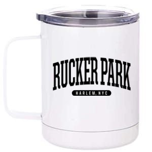 Rucker Park Harlem Ny Souvenirs & Gifts Nyc Borough Rucker Park Harlem New York 12 oz Stainless Steel Tumbler Cup