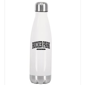 Rucker Park Harlem Ny Souvenirs & Gifts Nyc Borough Rucker Park Harlem New York Stainless Steel Insulated Water Bottle