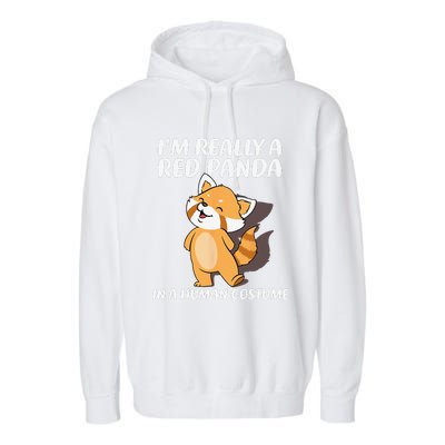 Red Panda Halloween Costume Red Pandas Garment-Dyed Fleece Hoodie