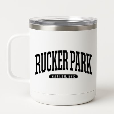 Rucker Park Harlem Ny Souvenirs & Gifts Nyc Borough Rucker Park Harlem New York 12 oz Stainless Steel Tumbler Cup