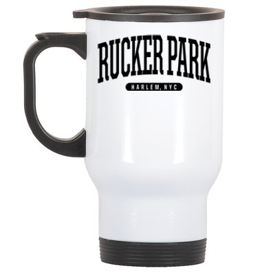 Rucker Park Harlem Ny Souvenirs & Gifts Nyc Borough Rucker Park Harlem New York Stainless Steel Travel Mug