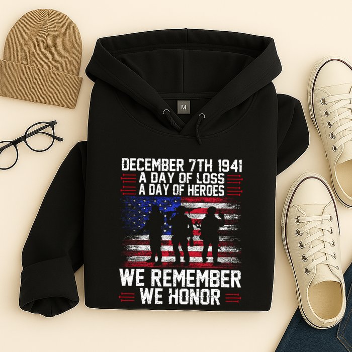 Remember Pearl Harbor 1941 Air Raid Plane Design Hoodie