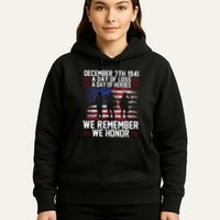 Remember Pearl Harbor 1941 Air Raid Plane Design Hoodie