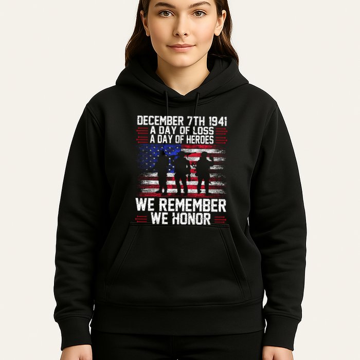 Remember Pearl Harbor 1941 Air Raid Plane Design Hoodie