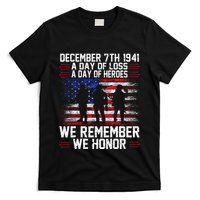 Remember Pearl Harbor 1941 Air Raid Plane Design T-Shirt