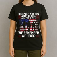 Remember Pearl Harbor 1941 Air Raid Plane Design T-Shirt