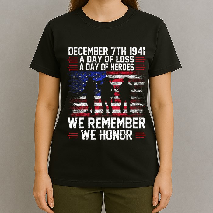 Remember Pearl Harbor 1941 Air Raid Plane Design T-Shirt