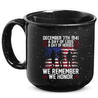 Remember Pearl Harbor 1941 Air Raid Plane Design 15oz Campfire Ceramic Mug