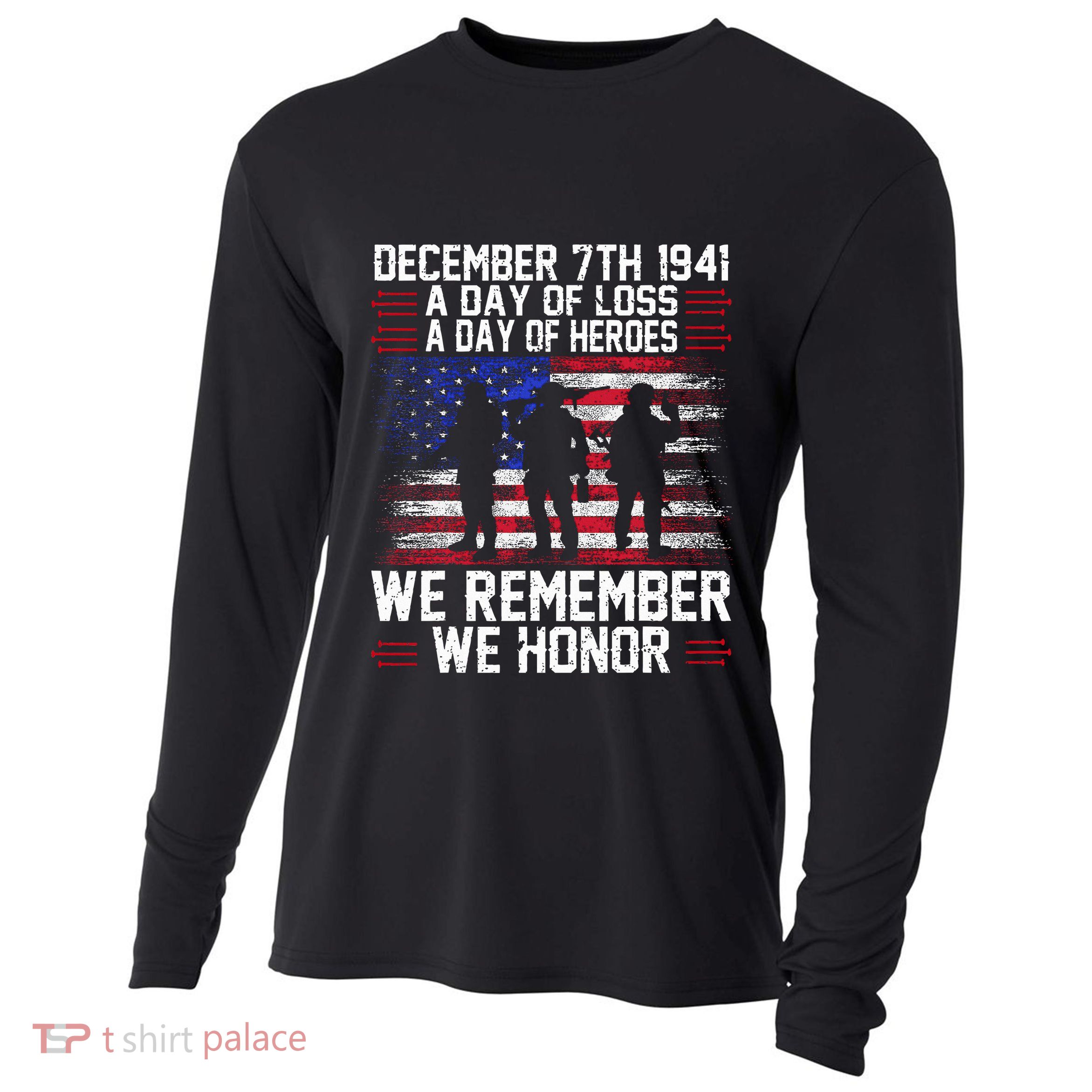 Remember Pearl Harbor 1941 Air Raid Plane Design Cooling Performance Long Sleeve Crew