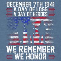 Remember Pearl Harbor 1941 Air Raid Plane Design Garment-Dyed Sweatshirt