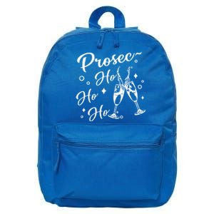 Retro Prosec Ho Ho Ho Funny Presecco Christmas Vacation Gift 16 in Basic Backpack