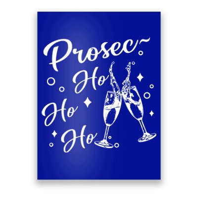 Retro Prosec Ho Ho Ho Funny Presecco Christmas Vacation Gift Poster