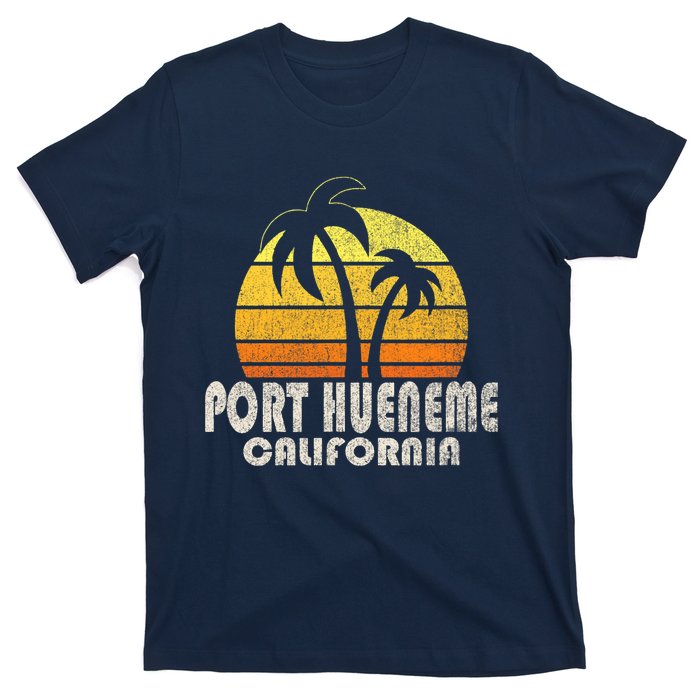 Retro Port Hueneme CA Beach Vacation T-Shirt