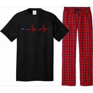 Red Pill Heartbeat Conservative Republican Election Pajama Set