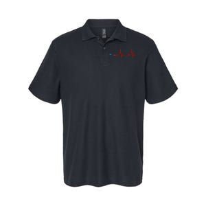 Red Pill Heartbeat Conservative Republican Election Softstyle Adult Sport Polo