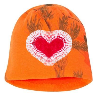 Red & Pink Heart Tie Dye Valentines Day Kati - Camo Knit Beanie