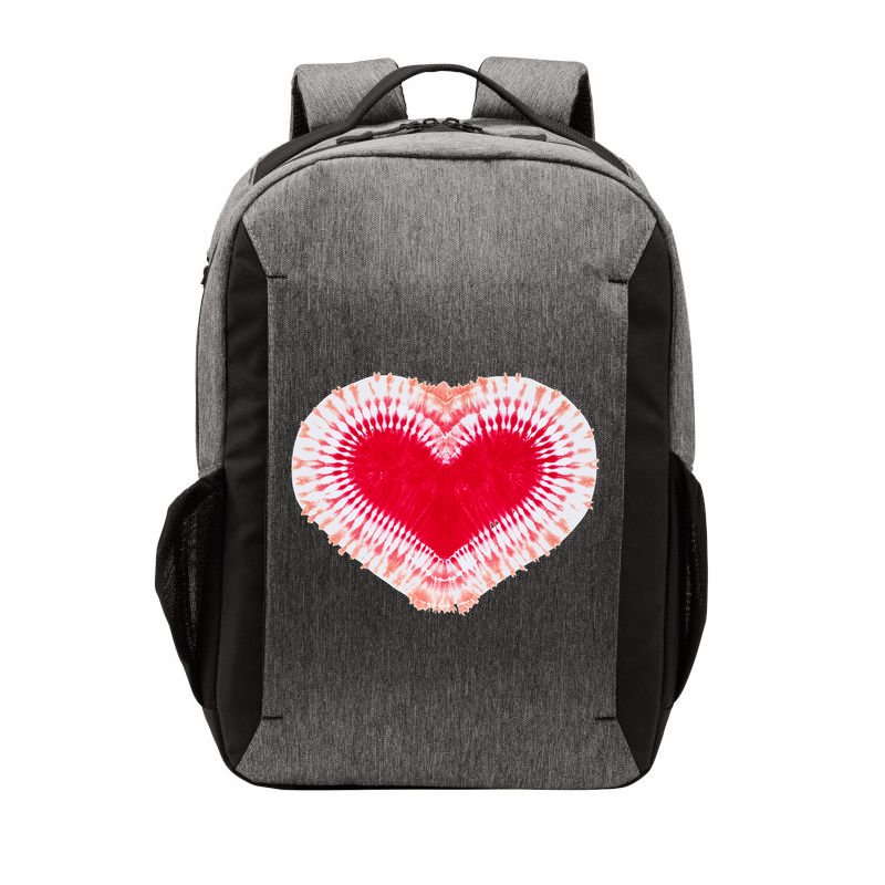 Red & Pink Heart Tie Dye Valentines Day Vector Backpack