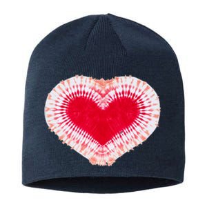 Red & Pink Heart Tie Dye Valentines Day Sustainable Beanie