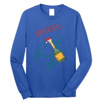 Retro Prosec Ho Ho Ho Funny Presecco Christmas Vacation Great Gift Long Sleeve Shirt