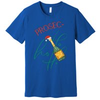 Retro Prosec Ho Ho Ho Funny Presecco Christmas Vacation Great Gift Premium T-Shirt