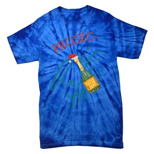 Retro Prosec Ho Ho Ho Funny Presecco Christmas Vacation Great Gift Tie-Dye T-Shirt