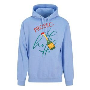 Retro Prosec Ho Ho Ho Funny Presecco Christmas Vacation Great Gift Unisex Surf Hoodie