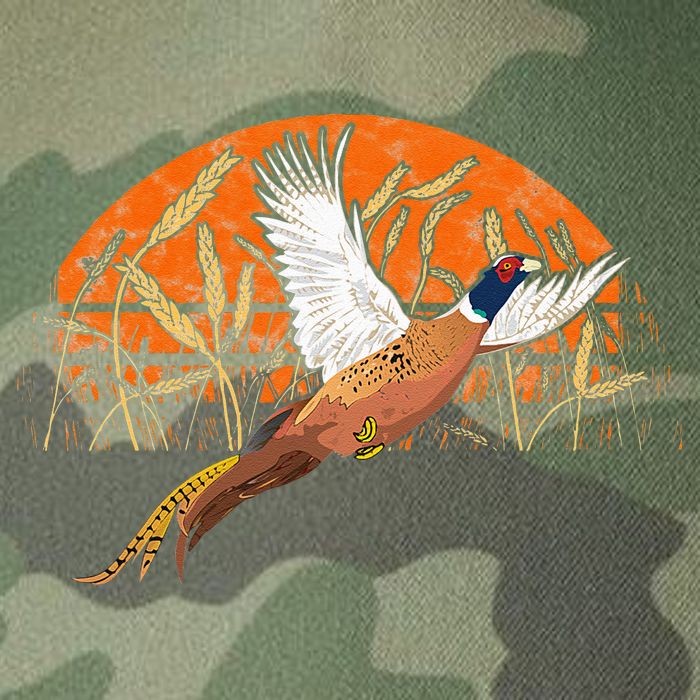 Ringneck Pheasant Hunting Upland Bird Hunter Grain Field Legacy Tie Dye Trucker Hat