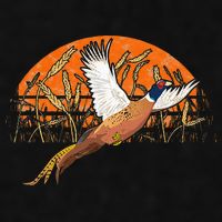 Ringneck Pheasant Hunting Upland Bird Hunter Grain Field Ladies PosiCharge Tri-Blend Wicking Tank