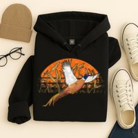Ringneck Pheasant Hunting Upland Bird Hunter Grain Field Hoodie