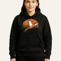 Ringneck Pheasant Hunting Upland Bird Hunter Grain Field Hoodie