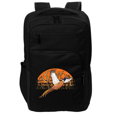 Ringneck Pheasant Hunting Upland Bird Hunter Grain Field Impact Tech Backpack
