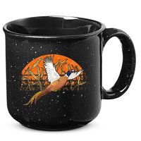Ringneck Pheasant Hunting Upland Bird Hunter Grain Field 15oz Campfire Ceramic Mug