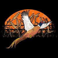 Ringneck Pheasant Hunting Upland Bird Hunter Grain Field 16 in Basic Backpack