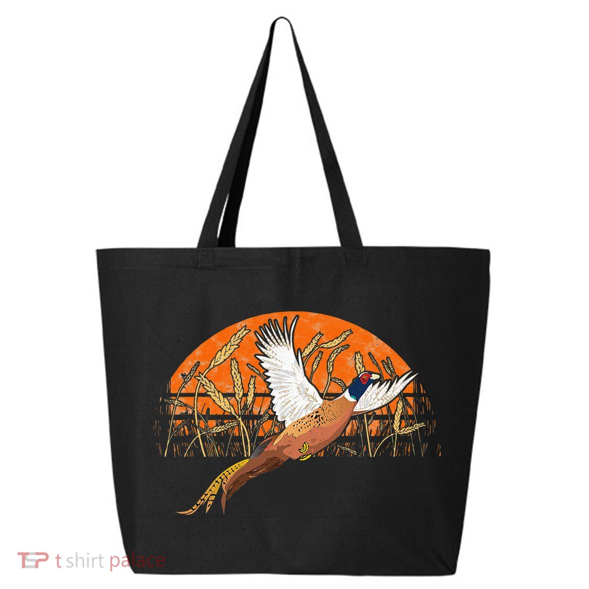 Ringneck Pheasant Hunting Upland Bird Hunter Grain Field 25L Jumbo Tote