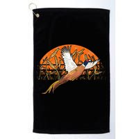 Ringneck Pheasant Hunting Upland Bird Hunter Grain Field Golf Towel