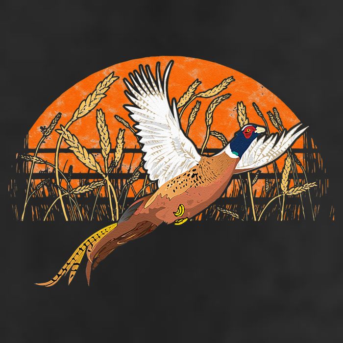 Ringneck Pheasant Hunting Upland Bird Hunter Grain Field Microfiber Hand Towel