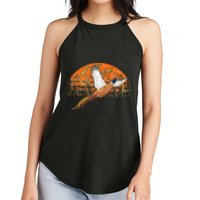 Ringneck Pheasant Hunting Upland Bird Hunter Grain Field Women's Perfect Tri Rocker Tank