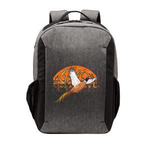 Ringneck Pheasant Hunting Upland Bird Hunter Grain Field Vector Backpack