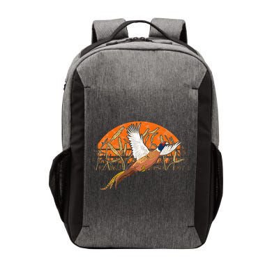 Ringneck Pheasant Hunting Upland Bird Hunter Grain Field Vector Backpack